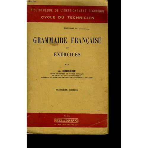 Grammaire Francaise Et Exercices on Productcaster.