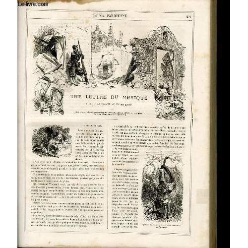 La Vie Parisienne 1ère Année - N° 32 - Une Lettre Du Mexique, A M..... on Productcaster.