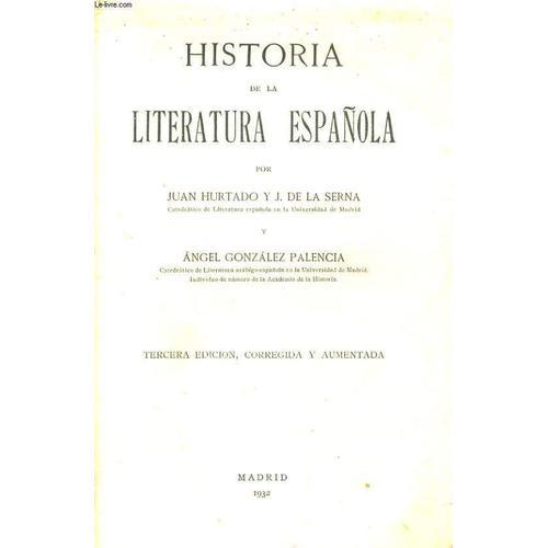 Historia De La Literatura Espanola on Productcaster.