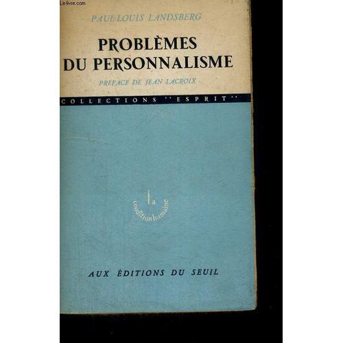 Problèmes Du Personnalisme on Productcaster.