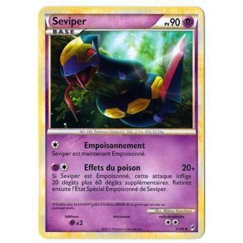 Seviper (51/95) - Pokemon Hs Appel Des Légendes on Productcaster.