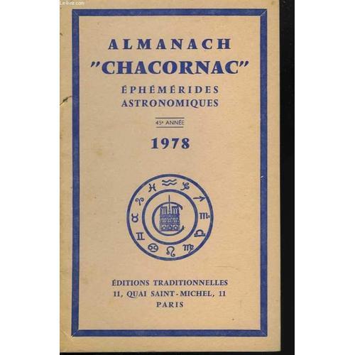 Almanach Chacornac, Éphémérides Astronomiques on Productcaster.