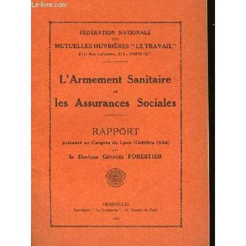 L'armement Sanitaire Et Les Assurances Sociales on Productcaster.