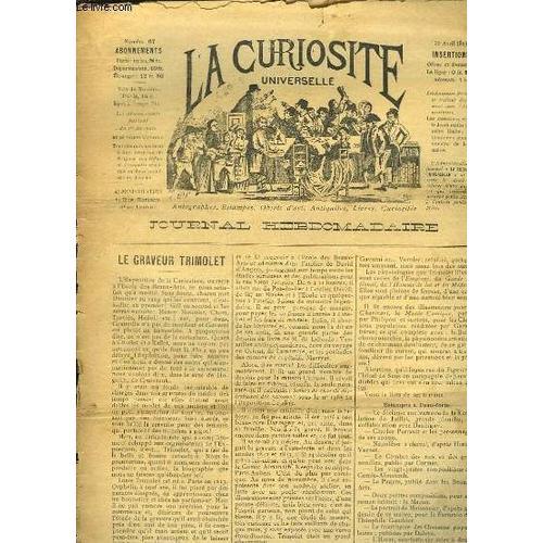 La Curiosité Universelle N°67 on Productcaster.