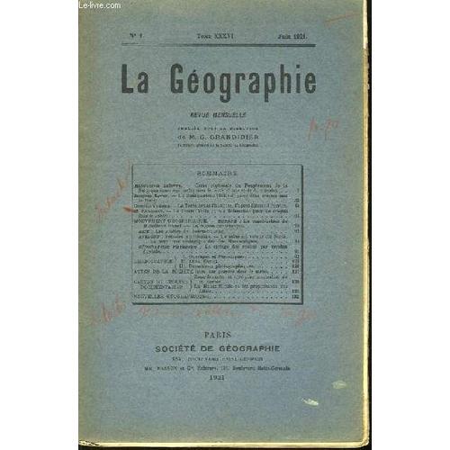 La Géographie N°1, Tome Xxxvi on Productcaster.