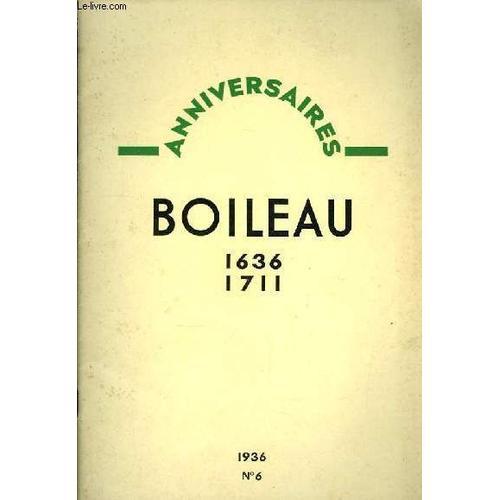 Anniversaires N°6 : Boileau 1636 - 1711 on Productcaster.