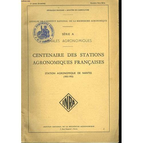 Centenaire Des Stations Agronomiques Françaises on Productcaster.