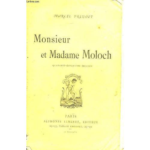 Monsieur Et Madame Moloch on Productcaster.