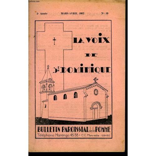 La Voix De St-Dominique. N° 19 - 3ème Année on Productcaster.