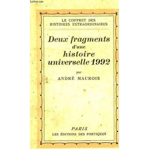 Deux Fragments D'une Histoire Universelle 1992 on Productcaster.