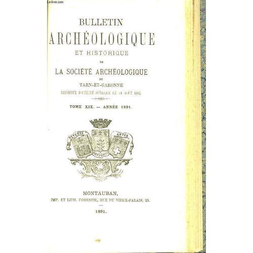 Bulletin Archéologique Et Historique De La Société Archéologique De... on Productcaster.