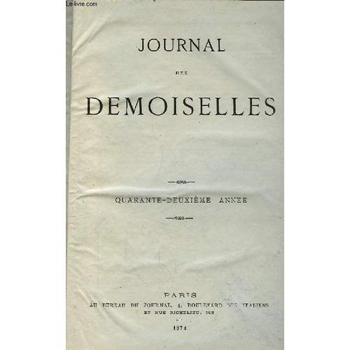 Journal Des Demoiselles. 42ème Année : 1874 on Productcaster.