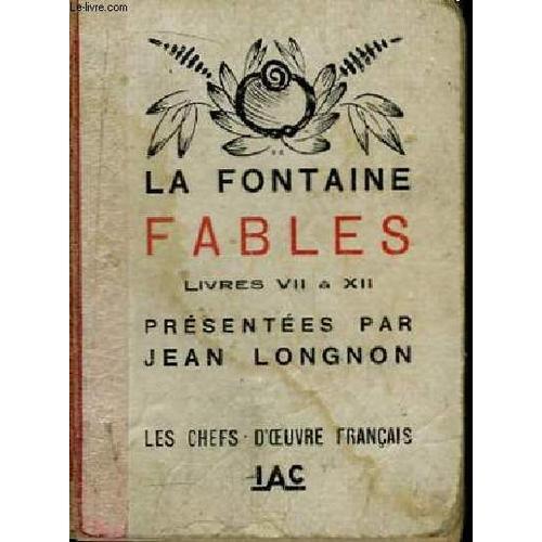 Fables. Livres Vii À Xii on Productcaster.