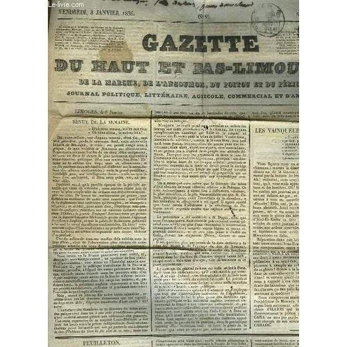 Gazette Du Haut Et Bas-Limousin, De La Marche, De L'angoumois, Du P... on Productcaster.