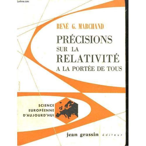 Précisions Sur La Relativité À La Portée De Tous on Productcaster.