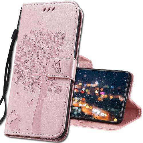 Coque Pour Realme 7 Rabat Etui,Realme 7 Protection Housse En Cuir P... on Productcaster.