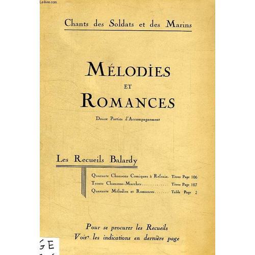 Melodies Et Romances on Productcaster.