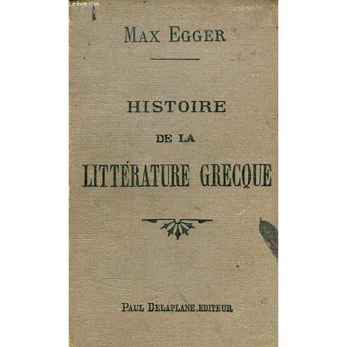 Histoire De La Litterature Grecque on Productcaster.