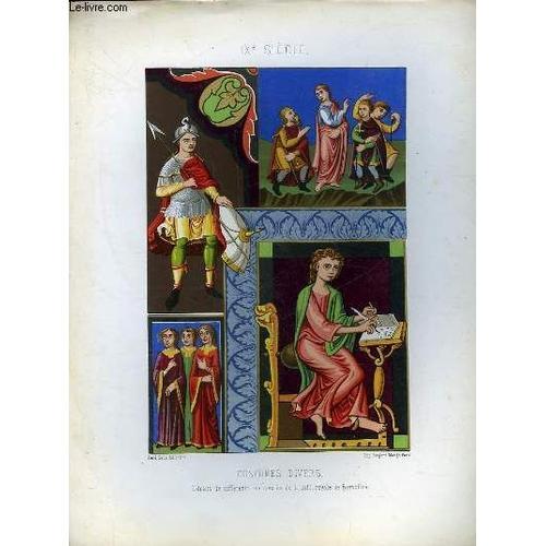 1 Gravure 19° Couleurs - Costumes Divers 9° Siecle on Productcaster.