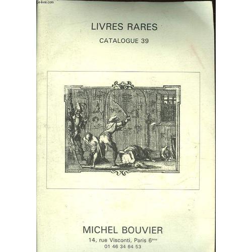 Livre Rare - Catalogue 39 - Michel Bouvier on Productcaster.