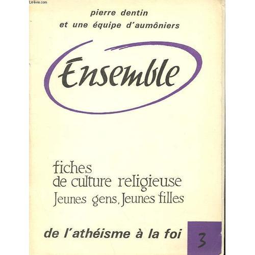 Ensemble - Fiche De Culture Religieuse - Jeunes Gens, Jeunes Filles... on Productcaster.