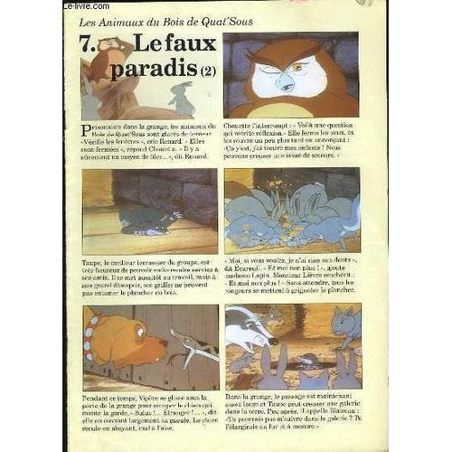 Les Animaux Du Bois De Quat'sous. 7. Le Faux Paradis on Productcaster.