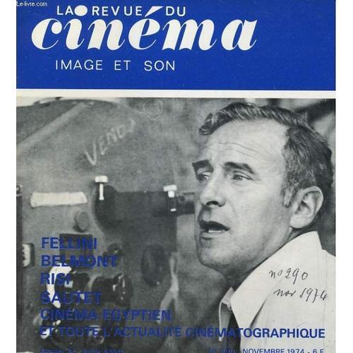 Revue De Cinema - Image Et Son N° 290. Fellini / Belmont / Risi / S... on Productcaster.