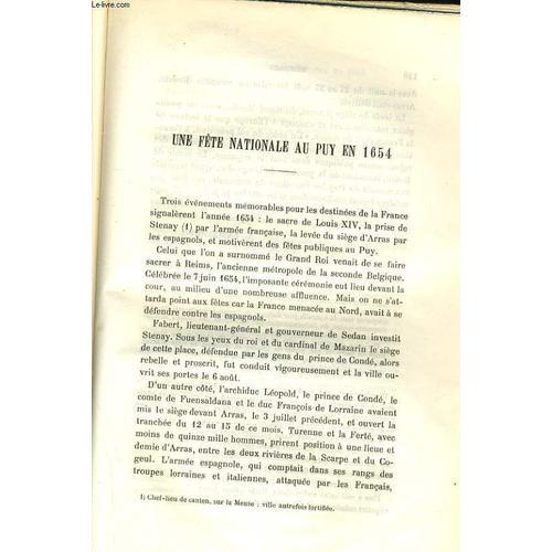 Une Fete Nationale Au Puy En 1654 / Destruction De L'oratoire De Me... on Productcaster.