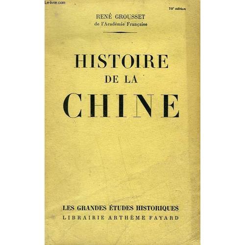 Histoire De La Chine on Productcaster.