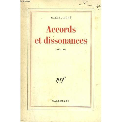 Accords Et Dissonances. 1932-1944 on Productcaster.