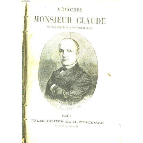 Mémoires De Monsieur Claude. En 2 Tomes on Productcaster.