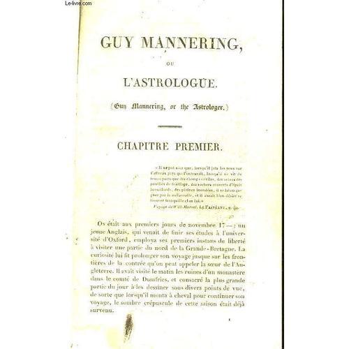 Guy Mannering, Ou L'astrologue on Productcaster.