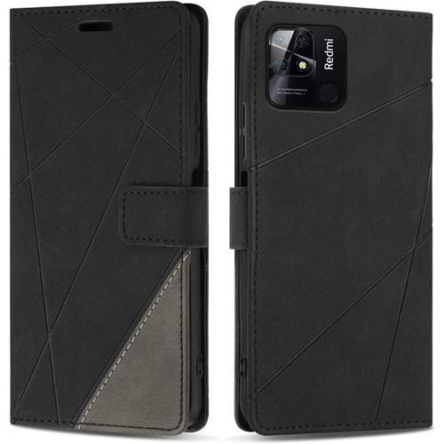 Etui Coque Pour Xiaomi Redmi 10c,Protection Housse En Cuir Pu Porte... on Productcaster.