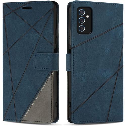 Etui Coque Pour Galaxy M52 5g,Protection Housse En Cuir Pu Portefeu... on Productcaster.