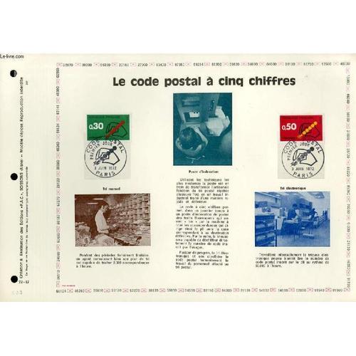 Feuillet Artistique Philatelique - Pac - 72 - 17 - Le Code Postal A... on Productcaster.