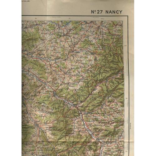 Carte De France Et Des Frontieres Nancy N°27 - Type 1912 on Productcaster.