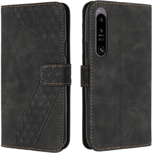 Coque Pour Sony Xperia 1 Iv,Etui Protection Housse Premium En Cuir ... on Productcaster.