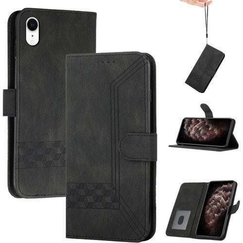 Coque Pour Iphone Xr,Portefeuille Etui Housse En Cuir Protection Av... on Productcaster.