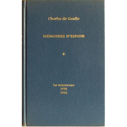 Mémoires D'espoir - Tome 1: Le Renouveau 1958-1962 on Productcaster.