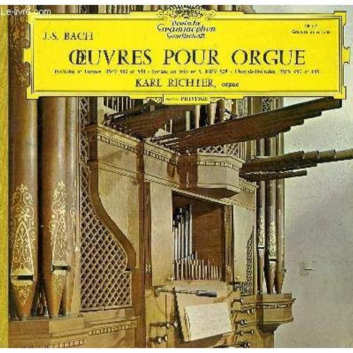 Disque Vinyle 33t Oeuvres Pour Orgue. Preludes Et Fugues, Bwv 552 E... on Productcaster.