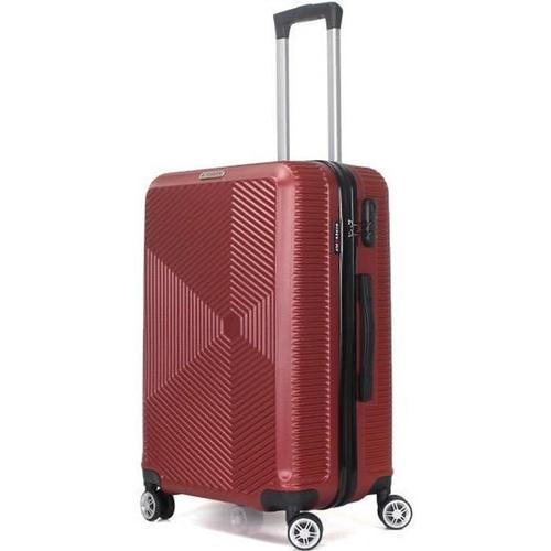 Valise Cabine 4 Roues 55cm ABS Rigide - Luton - Superfly (Bordeaux) on Productcaster.