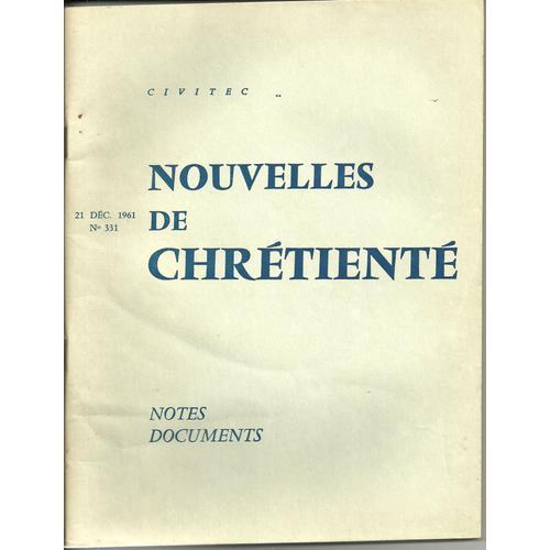 Nouvelles De Chrétienté N°331 : Saint-Denys Dans L'histoire Et Dans... on Productcaster.