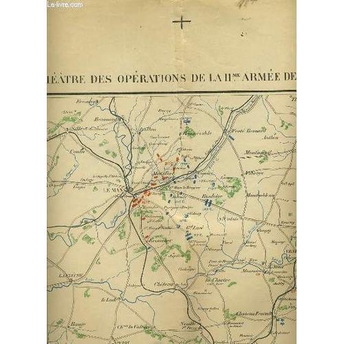 Carte Theatre De Operations De La Iime Armee De La Loire N°17 - His... on Productcaster.