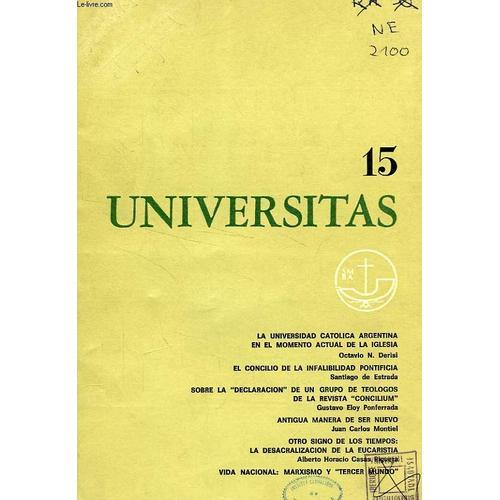 Universitas, Año 4, N° 15, Junio 1970 on Productcaster.