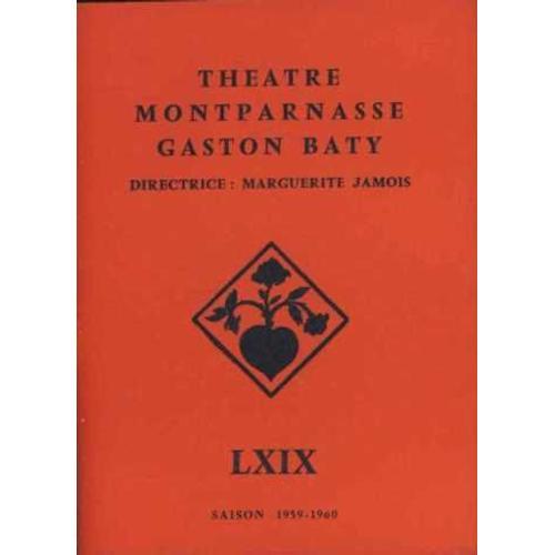 Theatre Montparnasse Gaston Baty on Productcaster.