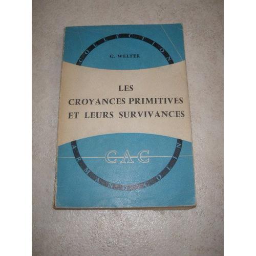 Les Croyances Primitives Et Leurs Survivances on Productcaster.