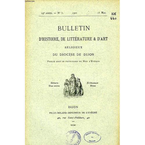 Bulletin D'histoire, De Litterature & D'art Religieux Du Diocese De... on Productcaster.