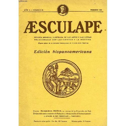 Aesculape, Año I, N° 12, Feb. 1931, Revista Mensual Ilustrada De La... on Productcaster.