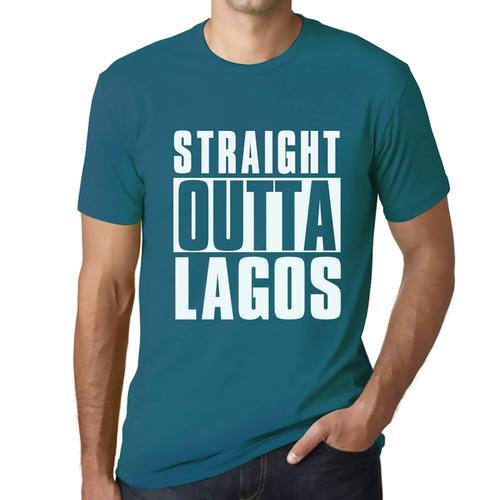 Homme Tee-Shirt Tout Droit Sorti De Lagos - Straight Outta Lagos - ... on Productcaster.