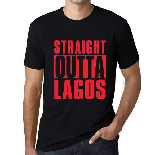 Homme Tee-Shirt Tout Droit Sorti De Lagos - Straight Outta Lagos - ... on Productcaster.